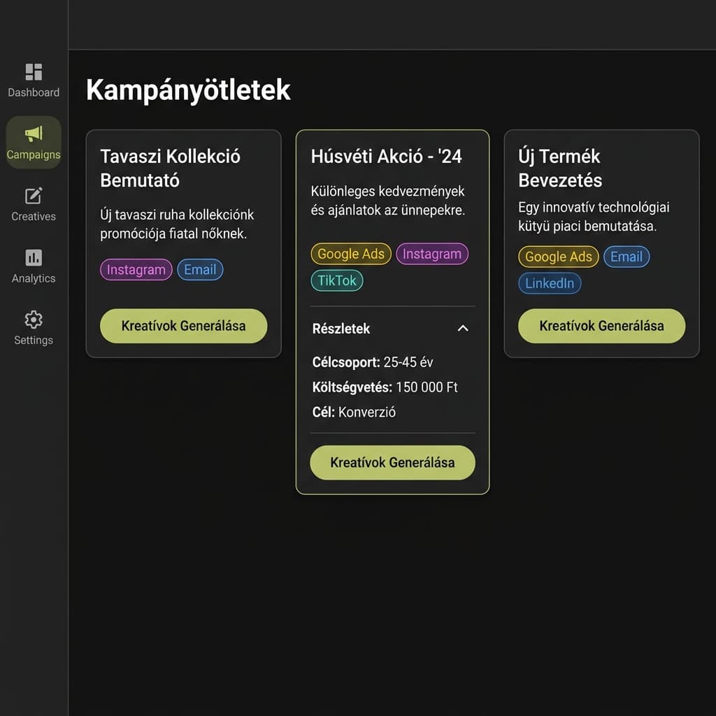 Kampányötletek generálása