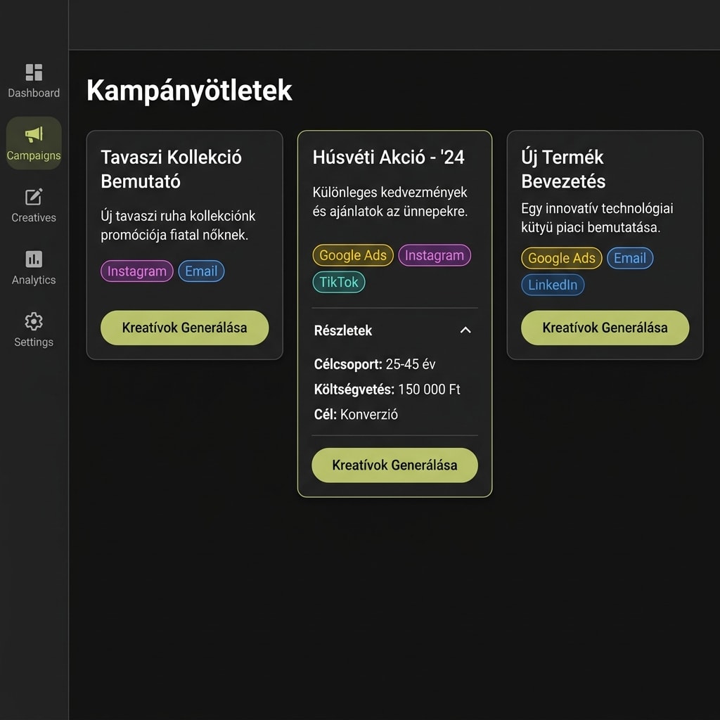 Kampányötletek generálása